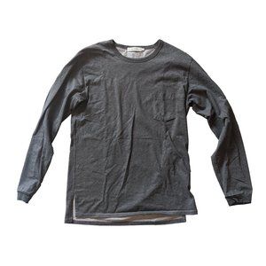 Nonnative Long Sleeve Grey Crew Neck Shirt